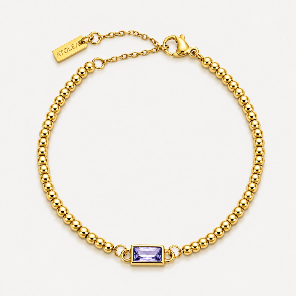 Beaded Birthstone Bracelet