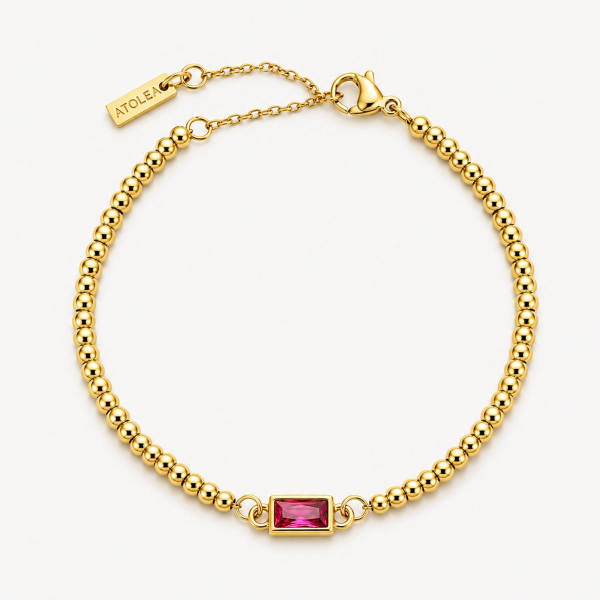 Beaded Birthstone Bracelet