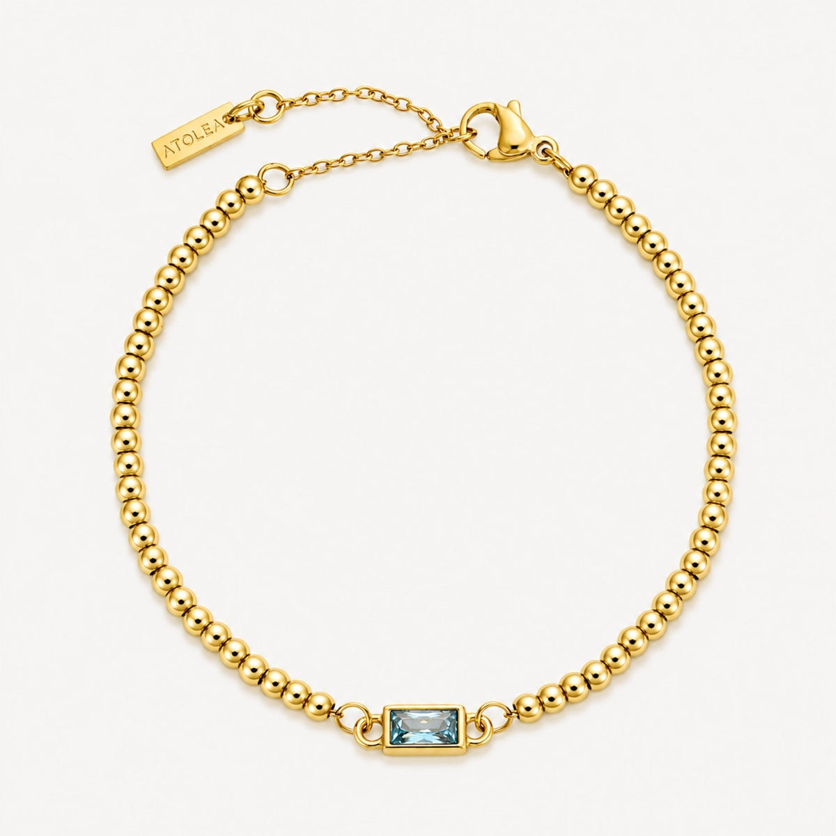 Beaded Birthstone Bracelet