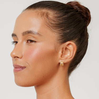 Aretes de aro Laurel