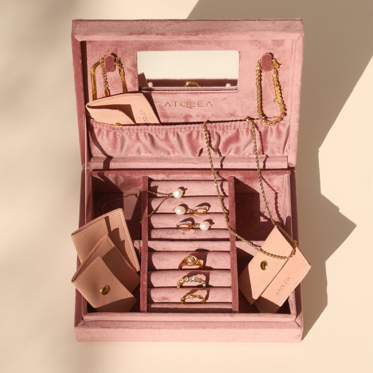 Signature Velvet Jewelry Box