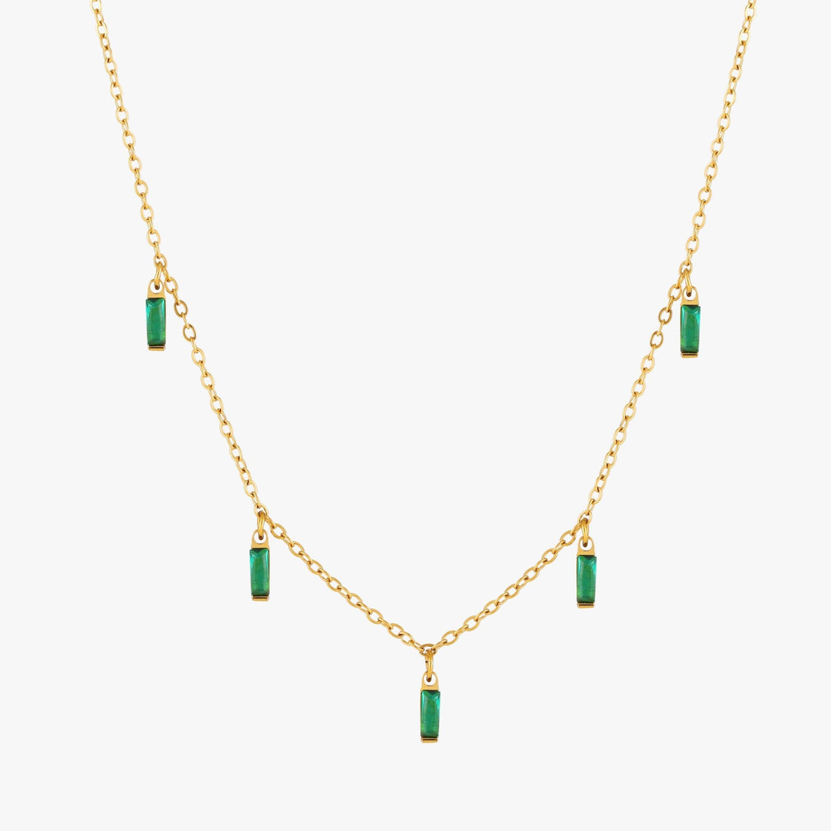 Rain of Emeralds Choker